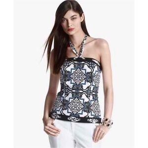 White House Black Market Tie Top